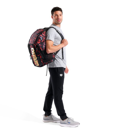 Plecak sportowy na basen trening Arena Spiky III Backpack 45 Allover Multi Black