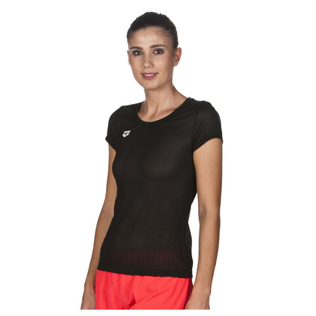 Koszulka damska Arena Women Gym S/S Mesh Solid