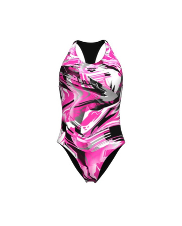 Strój kąpielowy damski Arena Women's Imagination Y Back Black Multi