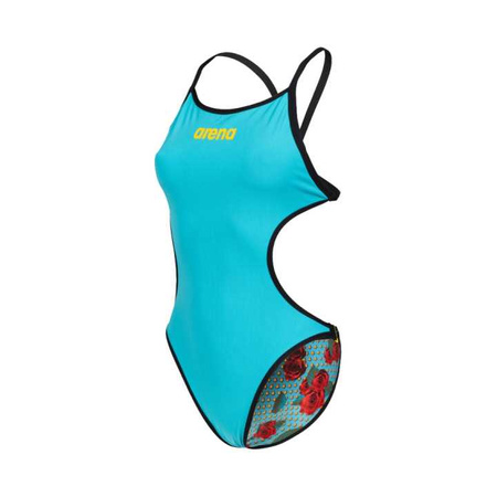 Strój kąpielowy damski Arena Women's Rule Breaker Hooked Rev Swimsuit Martinica Black Multi