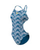 Damski strój kąpielowy jednoczęściowy Arena Women's Rule Breaker Hooked Rev One Piece R White Multi Blue Cosmo