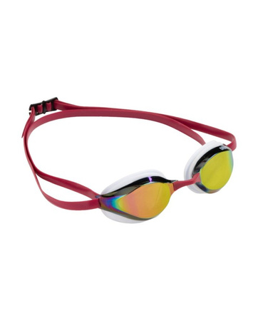 Okulary pływackie treningowe Arena Python Mirror Copper White Red Wine
