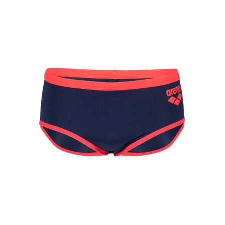 Slipy kąpielowe męskie Arena Men's One Briefs Swim Logo Big Logo Navy Fluo Red