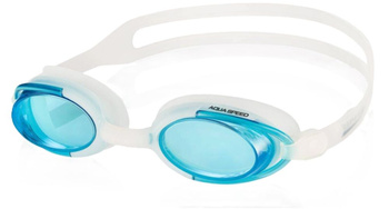 Okulary pływackie dla dorosłych na basen unisex Aqua Speed Malibu Clear