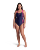 Strój kąpielowy damski Arena Women's Control Pro Back Navy Multi