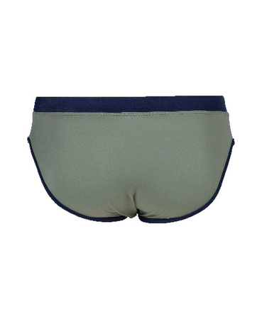 Kąpielówki męskie Arena Men's Fundamentals Borders Brief Army Navy