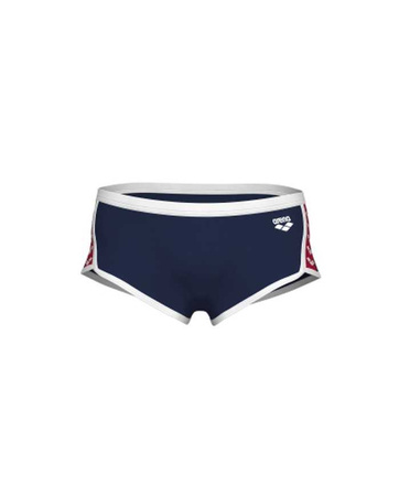 Spodenki kąpielowe męskie Arena Men's Icons Swim Low Waist Short Solid Navy White Red Multi