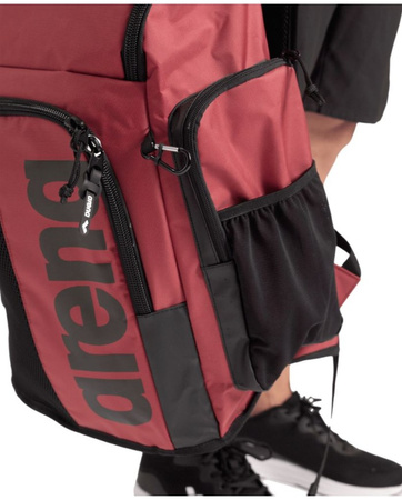 Plecak na basen Arena Spiky III 45l Crimson Black