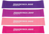 Zestaw 4 Gum Oporowych Aqua Sport Powerstrech Mini Band Pink/Purple