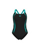 Strój kąpielowy damski Arena Women's Swim Pro Back Graphic Black Water