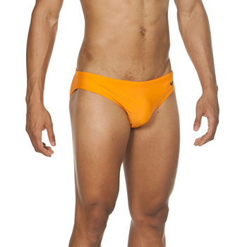 Kąpielówki męskie slipy kąpielowe treningowe na basen Arena Santamarias Orange