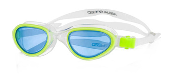 Okulary pływackie na basen treningowe unisex Aqua Speed X-Pro White Yellow