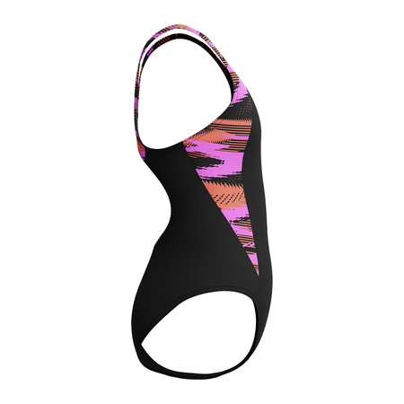 Strój kąpielowy jednoczęściowy dziewczęcy na basen Speedo HyperBoom Black