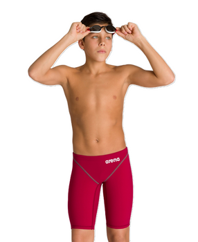 Strój startowy chłopięcy Arena Boy's Powerskin ST 2.0 Jammer Junior Deep Red