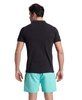 Koszulka T-shirt męski Arena Men's Poloshirt Solid Cotton Piquet Black Asphalt
