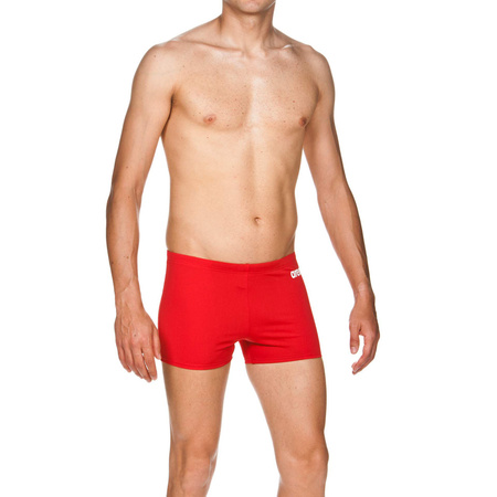 Kąpielówki męskie bokserki Arena Men's Solid Short Red White