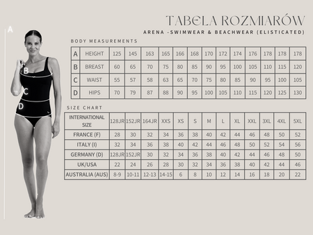 Strój kąpielowy damski Arena Women's In The Wild Swimsuit Super White Multi Black