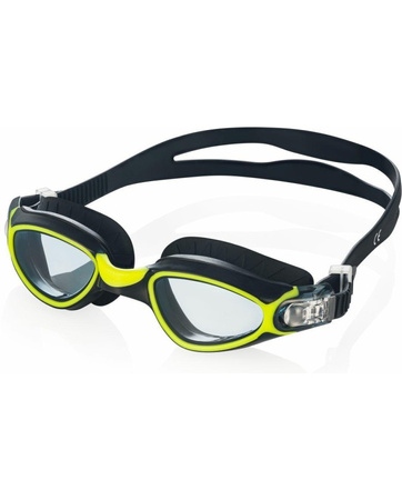Okulary do pływania na basen Aqua Speed Calypso Black Yellow