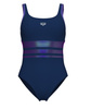 Strój kąpielowy damski Arena Women's Bodylift Rosa Wing Back Navy Violet