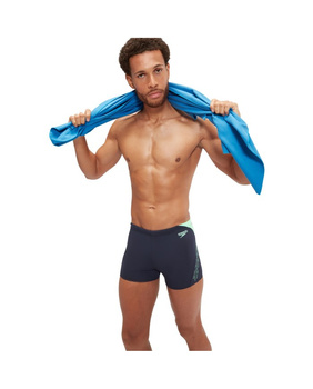 Kąpielówki męskie bokserki Speedo Hyperboom Navy Grey