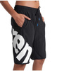 ARENA SPODNIE WOMEN'S LOGO BERMUDA BLACK WHITE 007360/510 S