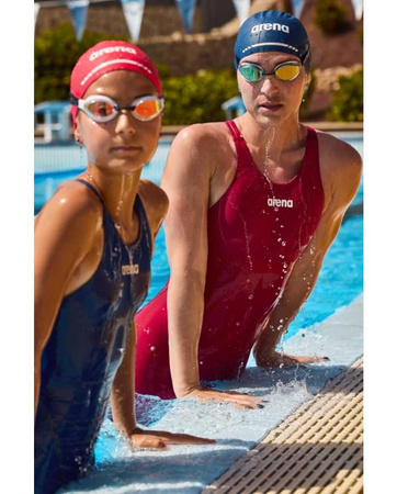 Strój startowy dziewczęcy Arena Girl's Powerskin St Next Open Back Junior Navy