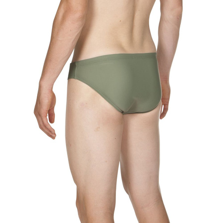 Kąpielówki slipy męskie Arena Men's Santamarias Army Shiny Green