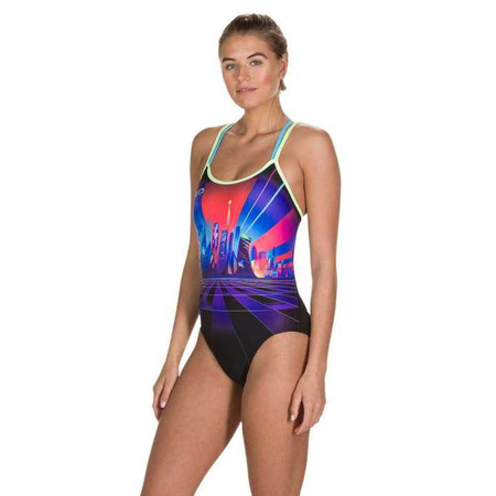 Strój treningowy damski Speedo Neon Fan Placement