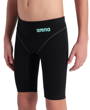 Strój startowy chłopięcy Arena Junior Powerskin Impulso Jammer Black Teal