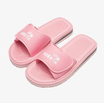 Klapki basenowe Kubota Unisex Rzep Pastelowe - Różowe