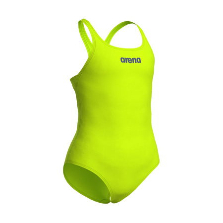 Strój kąpielowy dziewczęcy Arena Girl's Team Swimsuit Swim Pro Solid Artic Lime Future Dusk 