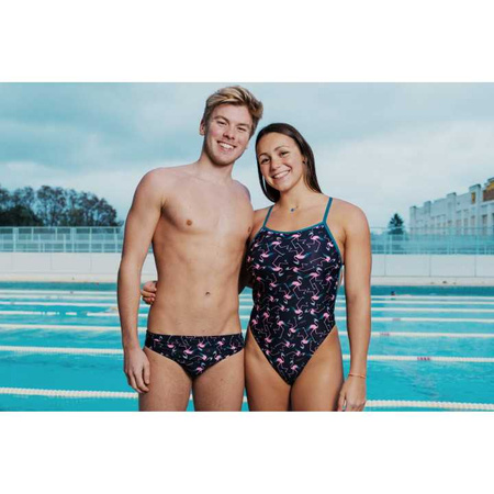 Strój kąpielowy damski Speedo Alv V-Back Flamingo