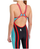 Strój startowy damski Arena Powerskin Carbon Core Flex Open Back Turquoise Metallic