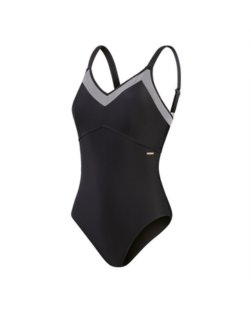 Strój kąpielowy jednoczęściowy damski Speedo Shaping Mesh Black