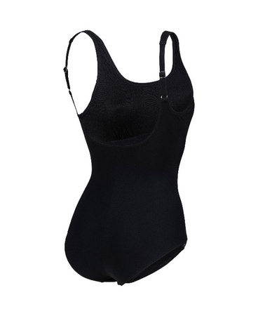 Strój kąpielowy damski Arena Women's Alissa U Back Black Rose Violet White