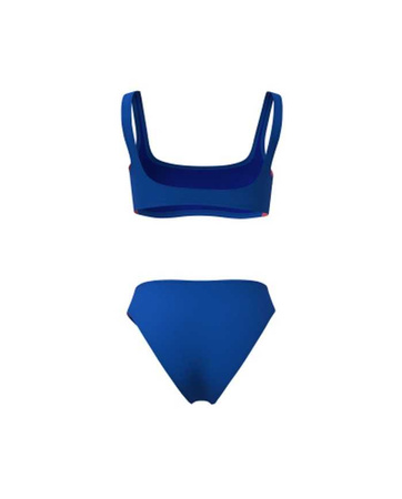 Strój kąpielowy damski Arena Women's Icons Bralette Two Pieces Blue China Coral