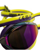 Okulary pływackie na basen Arena Python Mirror Violet Plum Artic Lime