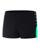Kąpielówki bokserki męskie Speedo Boom Logo Splice Black Fake Green