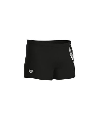 Bokserki kąpielowe męskie Arena Men's Wake Swim Short Black White