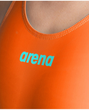 Strój startowy damski Arena Women's Powerskin ST Next Open Back Limited Edition Orange Teal