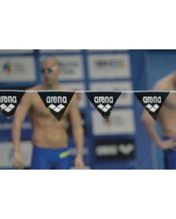 Flagi na basen Arena Backstroke Flags Black