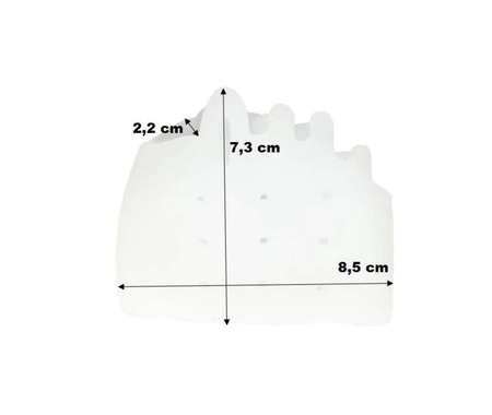 Haluksy opaska separator palców żel zestaw 2szt