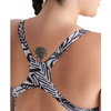 Strój kąpielowy damski Arena Swim Pro Back Allover Plus Black Multi
