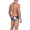 Kąpielówki męskie chłopięce Arena Men's Boy's Tropical Leaves Low Waist Short Black Multi