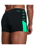Kąpielówki bokserki męskie Speedo Boom Logo Splice Black Fake Green