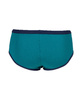 Kąpielówki slipy męskie Arena Men's One 12cm Briefs Big Logo Green Lake Navy