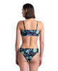 Strój kąpielowy damski Arena Women's Fun Planet Bikini Bandeau Black Multi