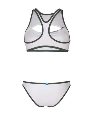 Strój kąpielowy damski Arena Women's Logo Brassiere Bikini Racer Back Sage Multi