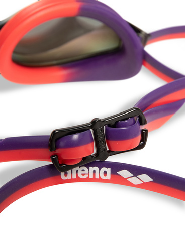 Okulary pływackie Arena Python Mirror Copper Plum Bright Corals