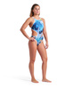 Damski strój kąpielowy na basen jednoczęściowy kostium One Arena Blue